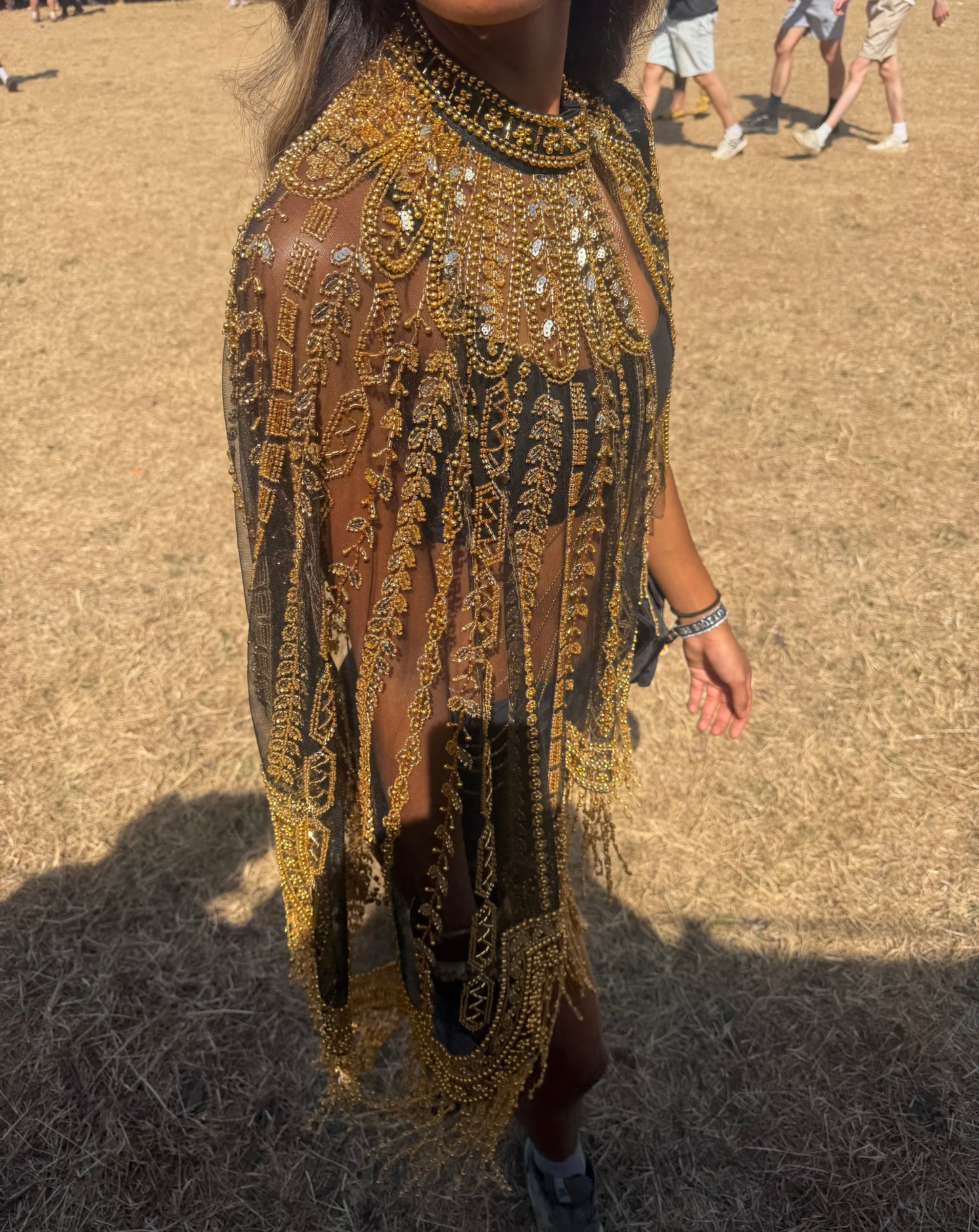 GEORGIA Sequin Cape